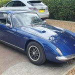 Classic Porsche Car Blue