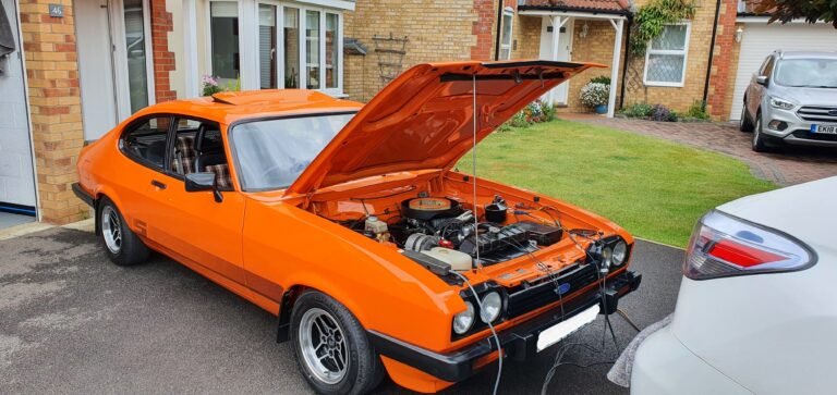 Ford Capri Having A Mobile Crypton Tune Up
