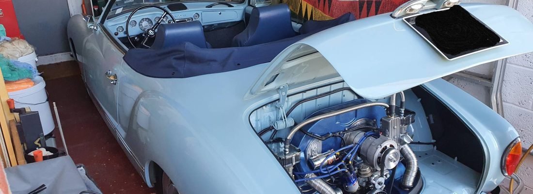 Classic VW Carman Ghia Blue